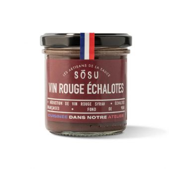 Sauce Vin Rouge et Echalotes 130 g - Sosu les artisans de la sauce