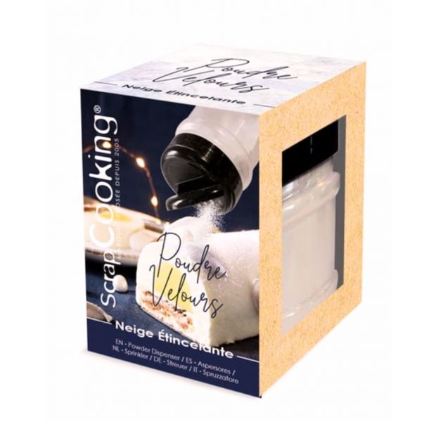 Poudre velours neige 100g - Scrapcooking