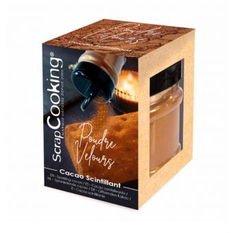 Poudre velours cacao 80g - Scrapcooking