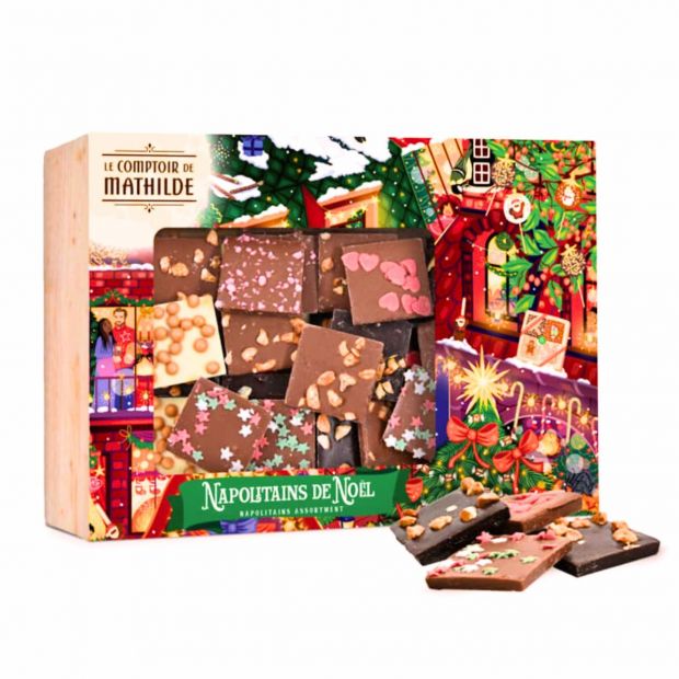 Coffret 24 chocolats chauds en attendant Noël 24X25g - Le Comptoir de Mathilde
