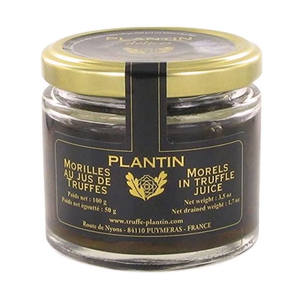 Morilles au jus de truffes noires 100g - Plantin