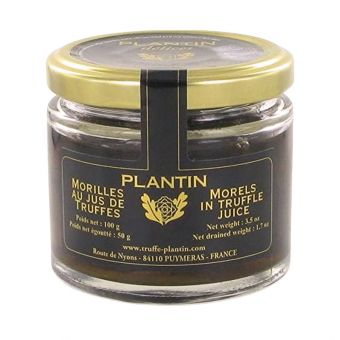 Morilles au jus de truffes noires 100g - Plantin