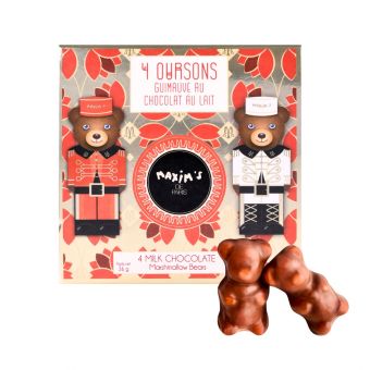 Mini ballotin 4 oursons 36g - Maxim's de Paris