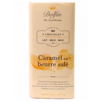 Tablette chocolat au lait caramel et beurre salé - Dolfin