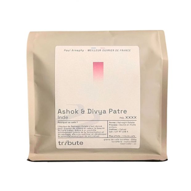 Café Inde ashok et divya patre 200g - Tribute