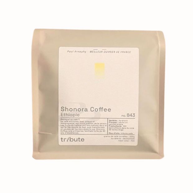 Café Ethiopie shonora coffee 200g - Tribute