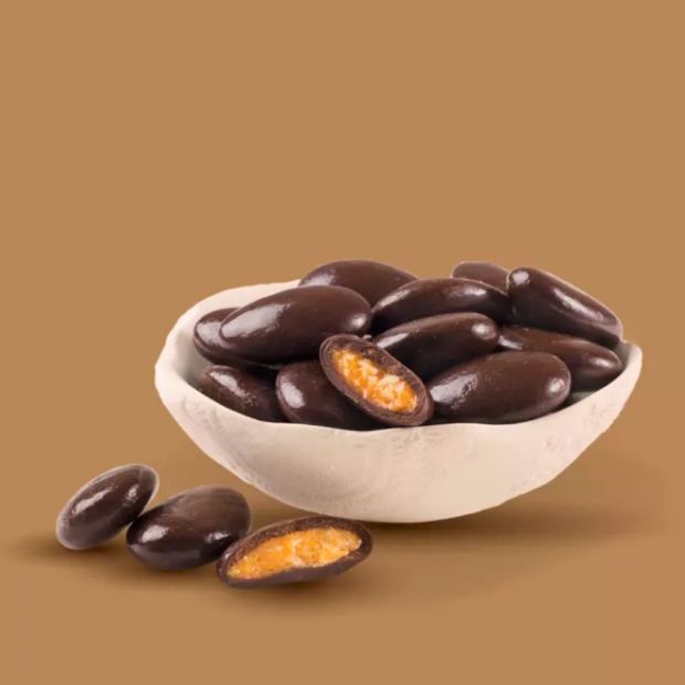 Nougatine aux amandes chocolat noir 110g - François Doucet