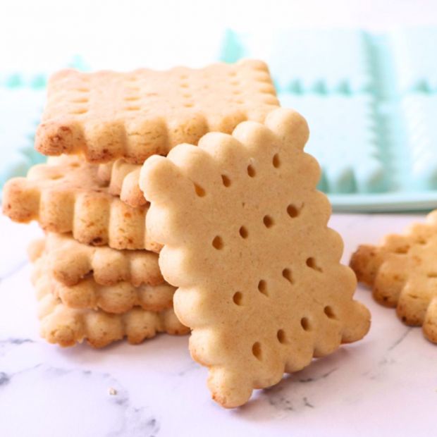Moule silicone biscuit petit beurre - Scrapcooking