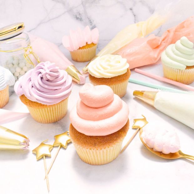 Boite déco cupcakes 6 douilles - Scrapcooking