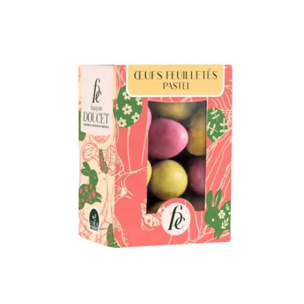 Oeufs feuilletés pastel étui 110g - François Doucet