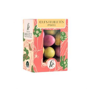 Oeufs feuilletés pastel étui 110g - François Doucet