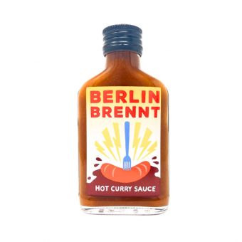 Sauce crazy bastard berliner brennt hot curry 100ml - Crazy Bastard