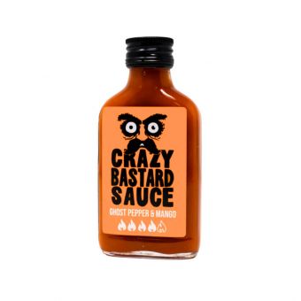Sauce crazy bastard ghost pepper mango 100ml - Crazy Bastard