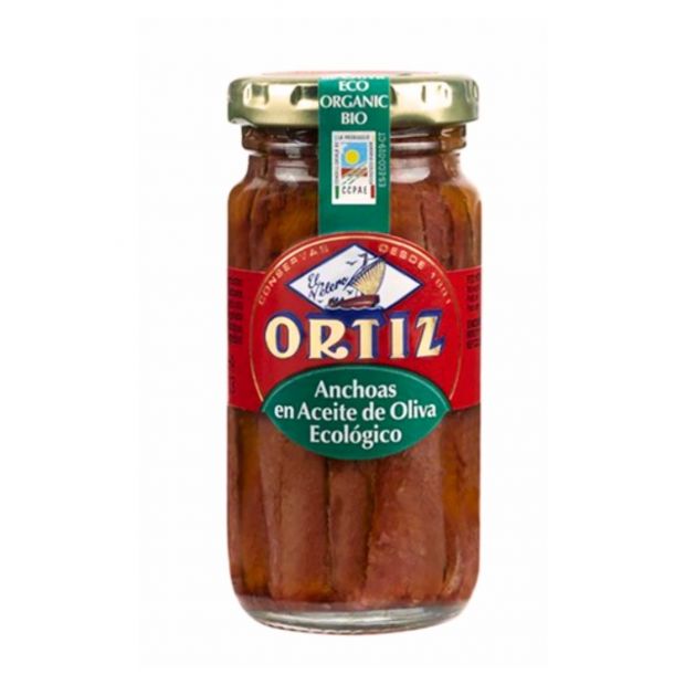 Filets d'anchois à l'huile d'olive 95g - Ortiz