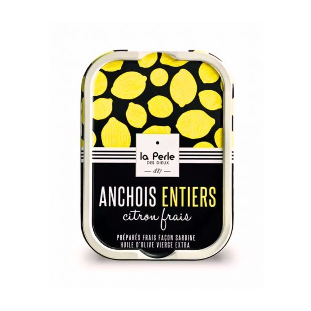 Anchois au citron frais 115g - La perle des Dieux