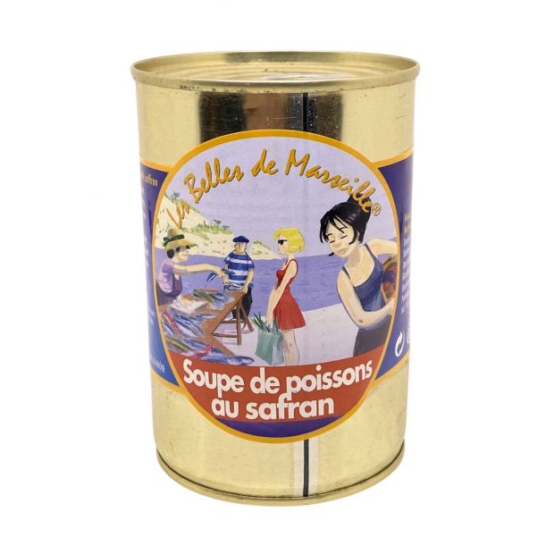 Soupe de poisson au safran 400g - Ferrigno