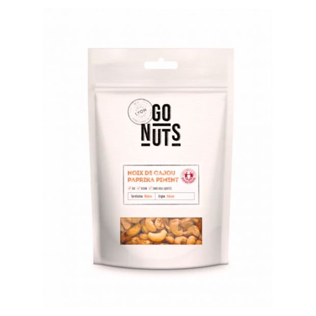 Noix de cajou paprika piment 125g - Go Nuts