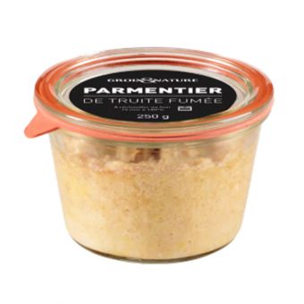 Parmentier De Truite Fumée 250 g - Groix et Nature