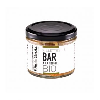 Rillettes de bar à la truffe bio 90g - Groix et Nature
