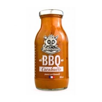 Sauce barbecue cacahuète 250ml - Hellicious