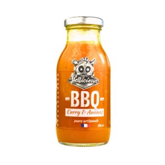 Sauce curry ananas 250ml - Hellicious