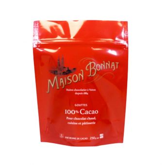 Sachet pépites de chocolat 100% cacao 250g - Chocolats Bonnat