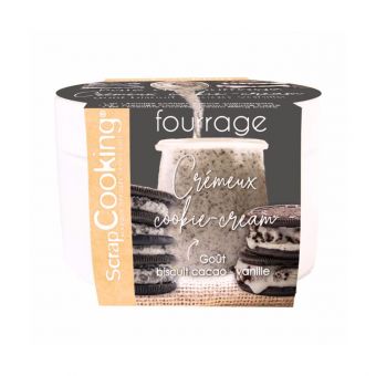 Pâte pour fourrage crémeux cookie & cream 200g Carambelle -Scrapcooking