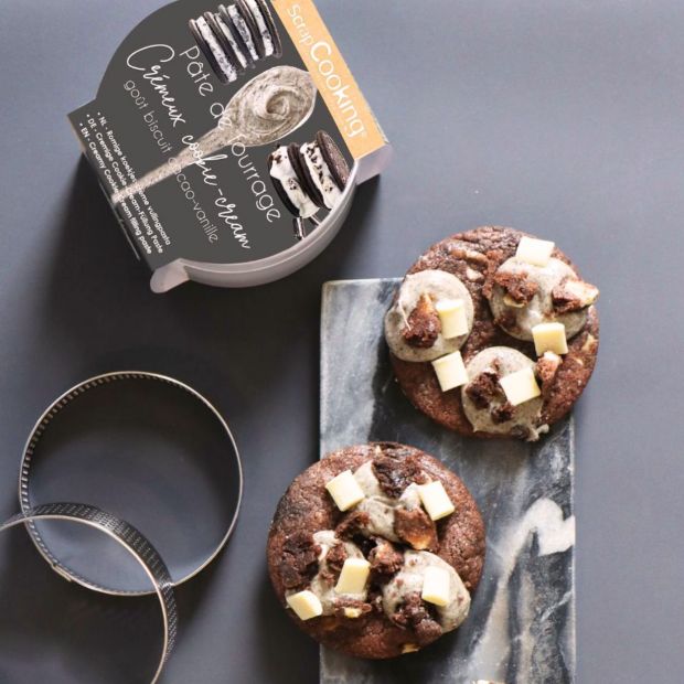 Pâte pour fourrage crémeux cookie & cream 200g Carambelle -Scrapcooking