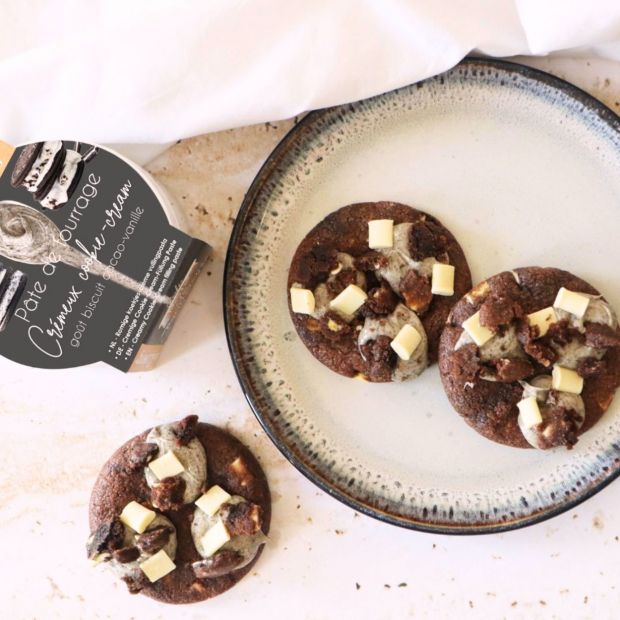 Pâte pour fourrage crémeux cookie & cream 200g Carambelle -Scrapcooking