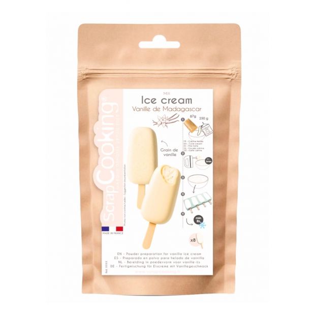 Mix pour glace vanille 115g Carambelle - Scrapcooking