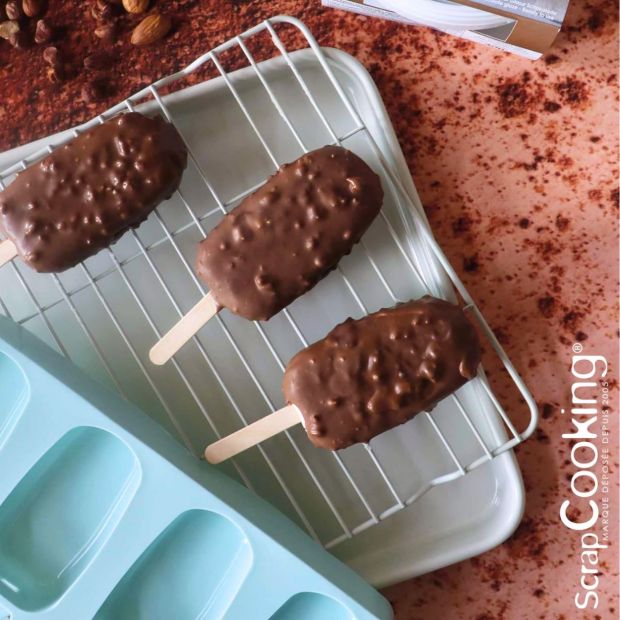 Moule silicone glacé esquimaux - Scrapcooking