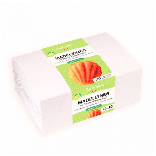 Madeleines saveur Yuzu 250g - Jeannette