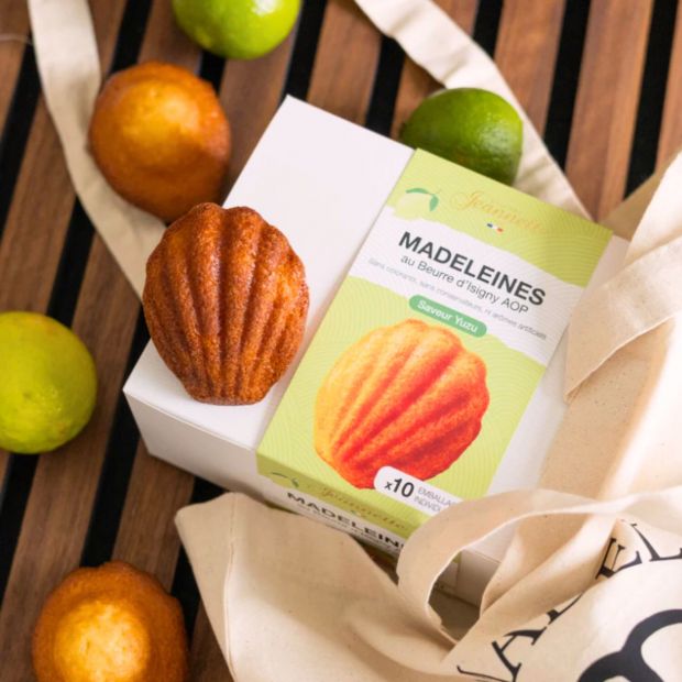 Madeleines saveur Yuzu 250g - Jeannette