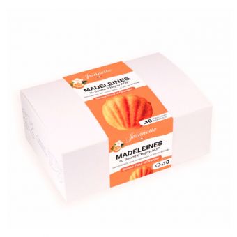 Madeleines saveur fleur d'oranger 250g - Biscuiterie Jeannette