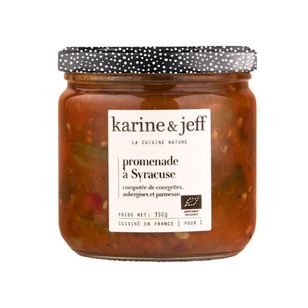 Compote de courgettes aubergines et parmesan 350g - Karine & Jeff