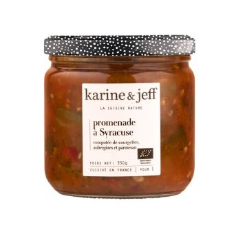 Compote de courgettes aubergines et parmesan 350g - Karine & Jeff