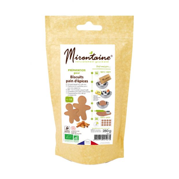 Préparation pour biscuits pain d'épices 280g - Mirontaine
