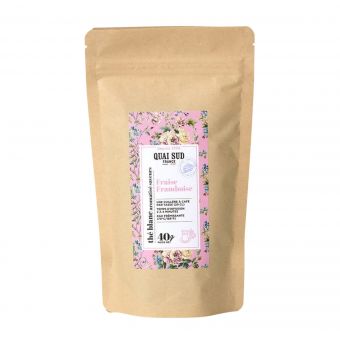 Thé Blanc Fraise Framboise 40g - Quai Sud