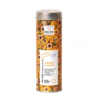 Thé Noir Amande Caramel 65g - Quai Sud