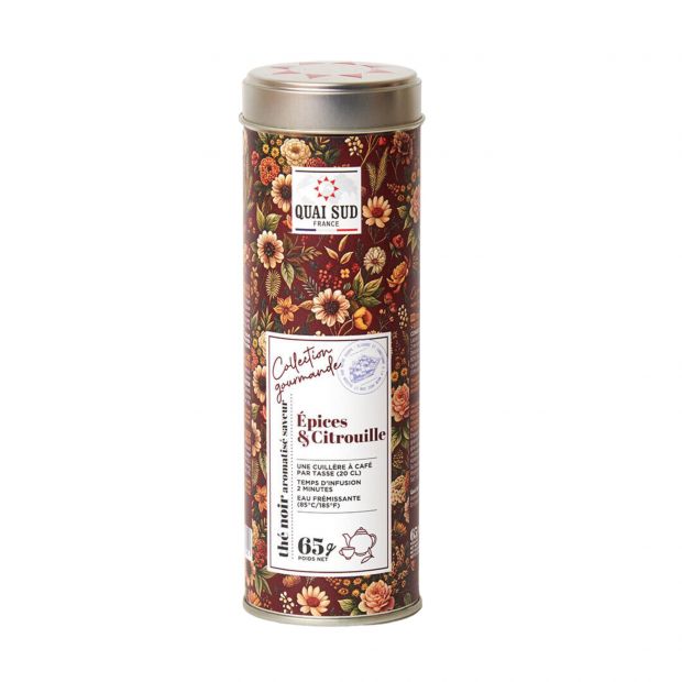 Thé Noir Epices Citrouille 65g - Quai Sud