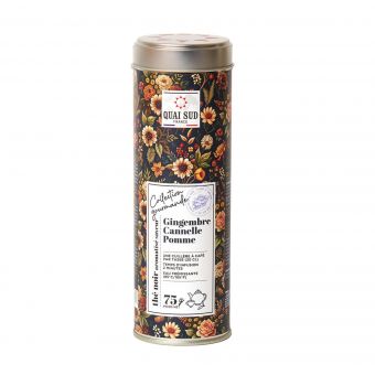 Thé Noir Gingembre Cannelle Pomme 65g - Quai Sud