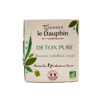 Tisane Détox Pure BIO en sachets - Le Dauphin