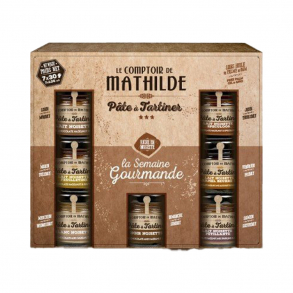 Coffret semainier pâte à tartiner 7x30g - Comptoir de Mathilde