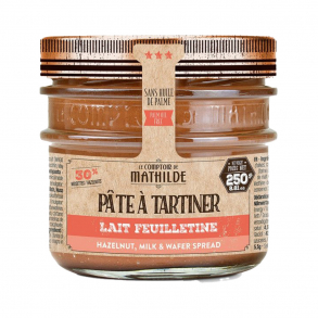 Pâte à tartiner Lait feuilletine 250g - Comptoir de Mathilde