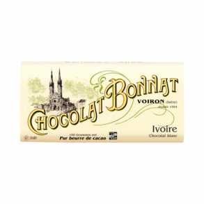 Tablette chocolat blanc ivoire 100g - Chocolats Bonnat