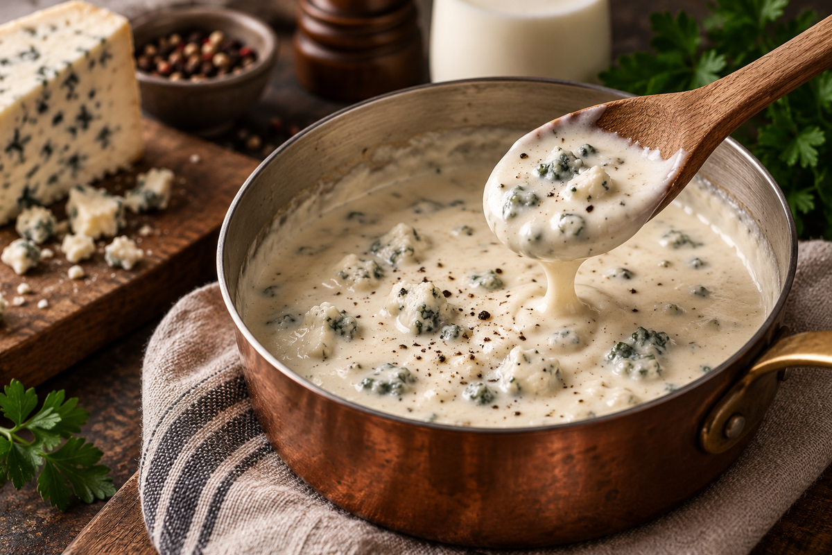 Comment réussir une sauce roquefort onctueuse en 5 minutes ?