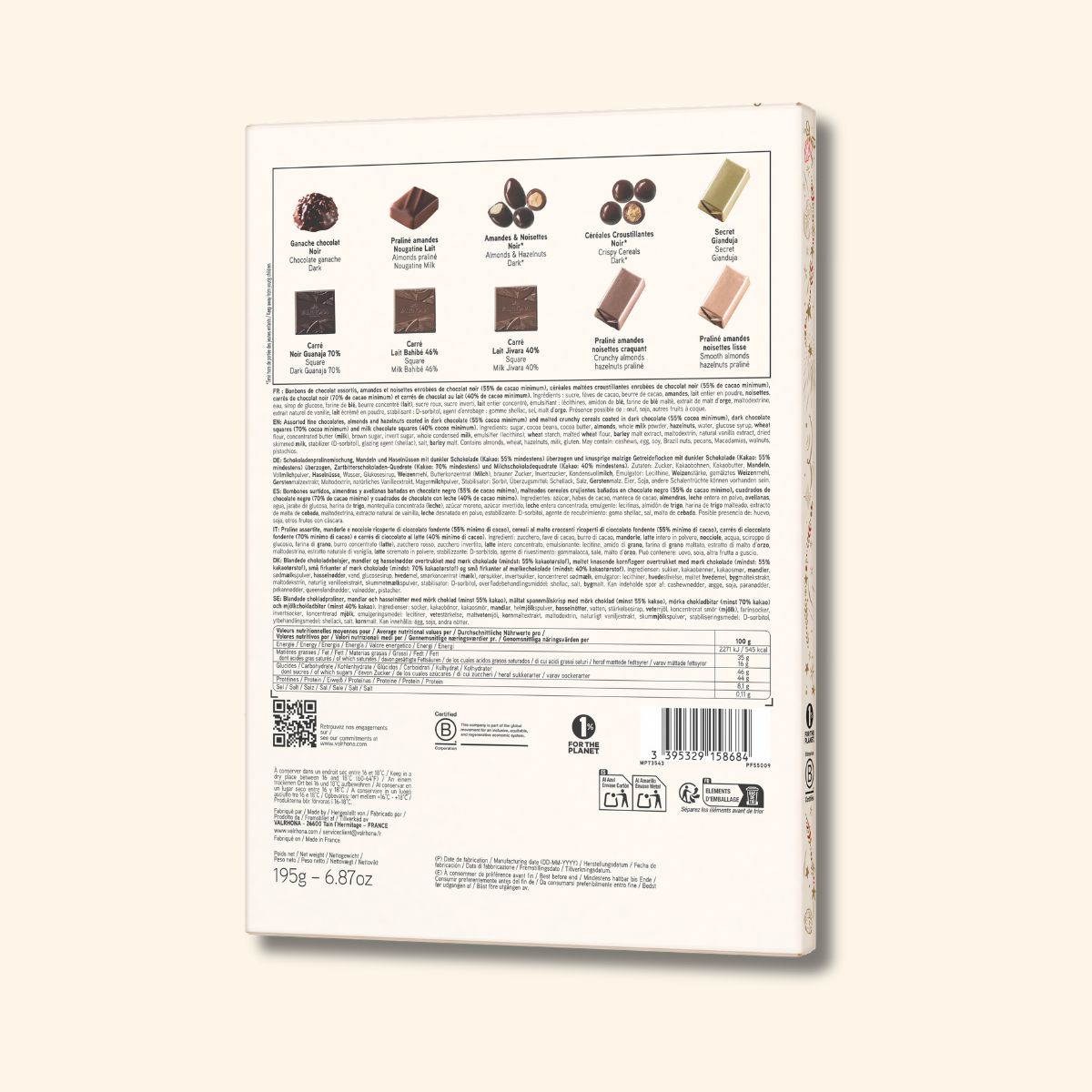 Calendrier de l’Avent chocolat 2026 195 g – Valrhona — vue complémentaire 1