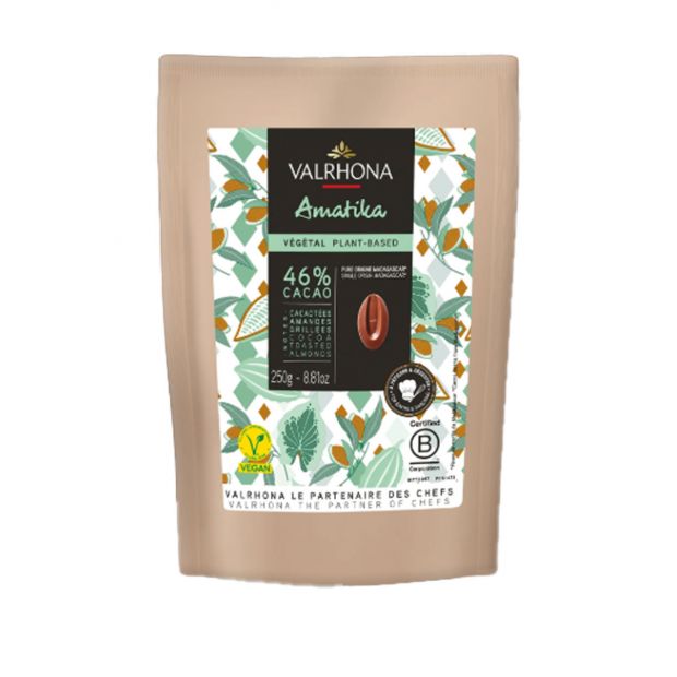 Amatika 46 % Fèves 250 g - Valrhona