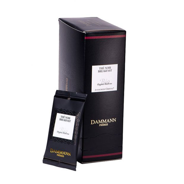 Boite 24 sachets thé noir Breakfast bio - Dammann Frères