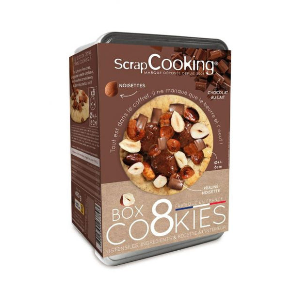 Box Cookie Lait Praliné Noisettes - Scrapcooking